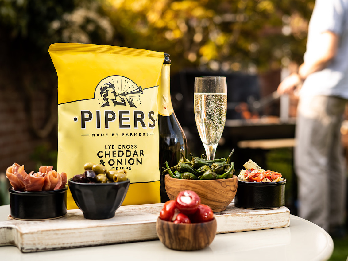 Chips – Pipers Cheddar & Onion, 150g - 7
