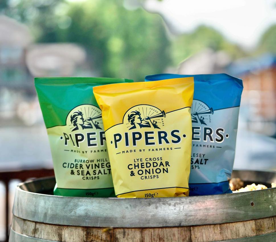 Chips – Pipers Cheddar & Onion, 150g - 6