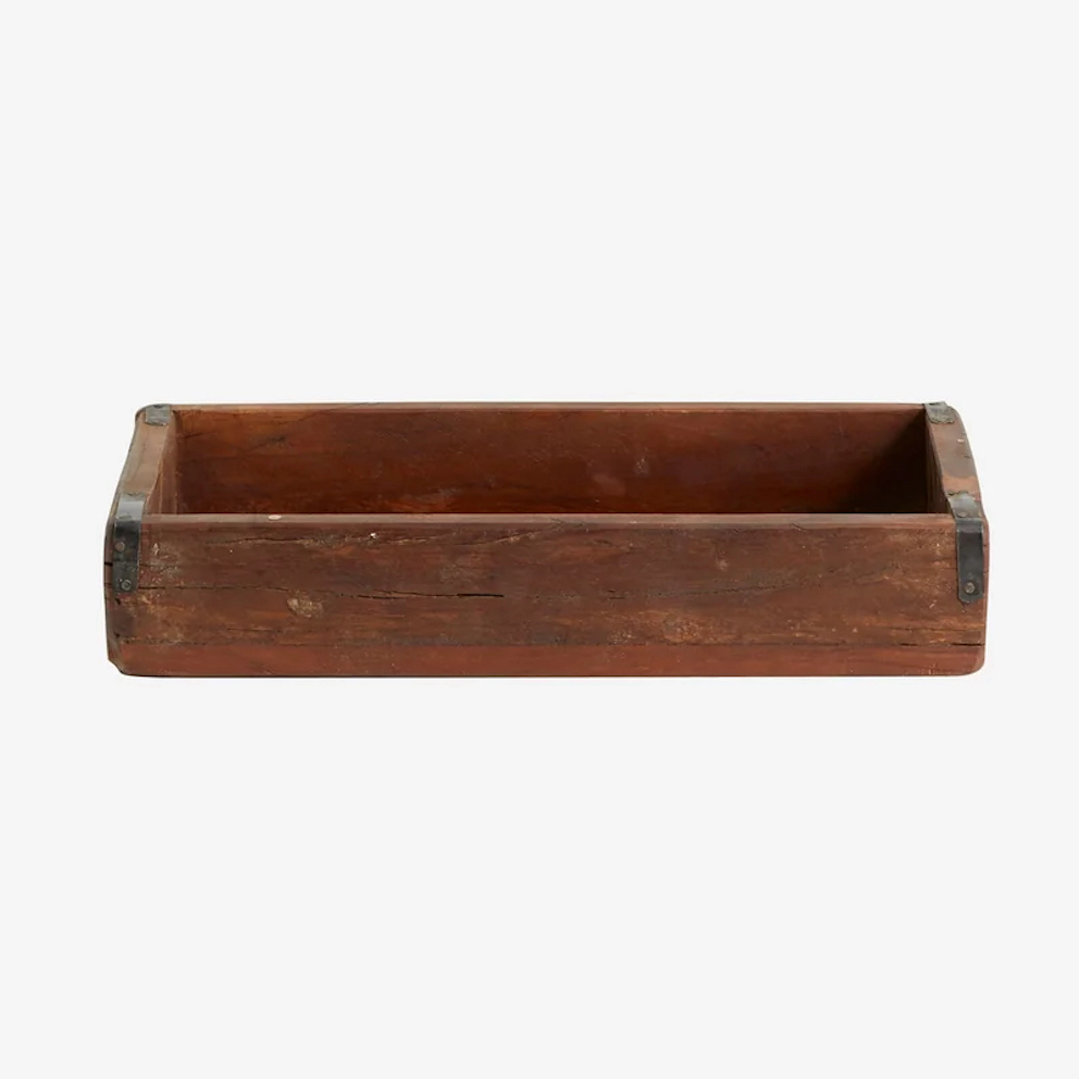 Låda / Bricka BOLDO i återvunnet trä Large 35x20x6cm - 4