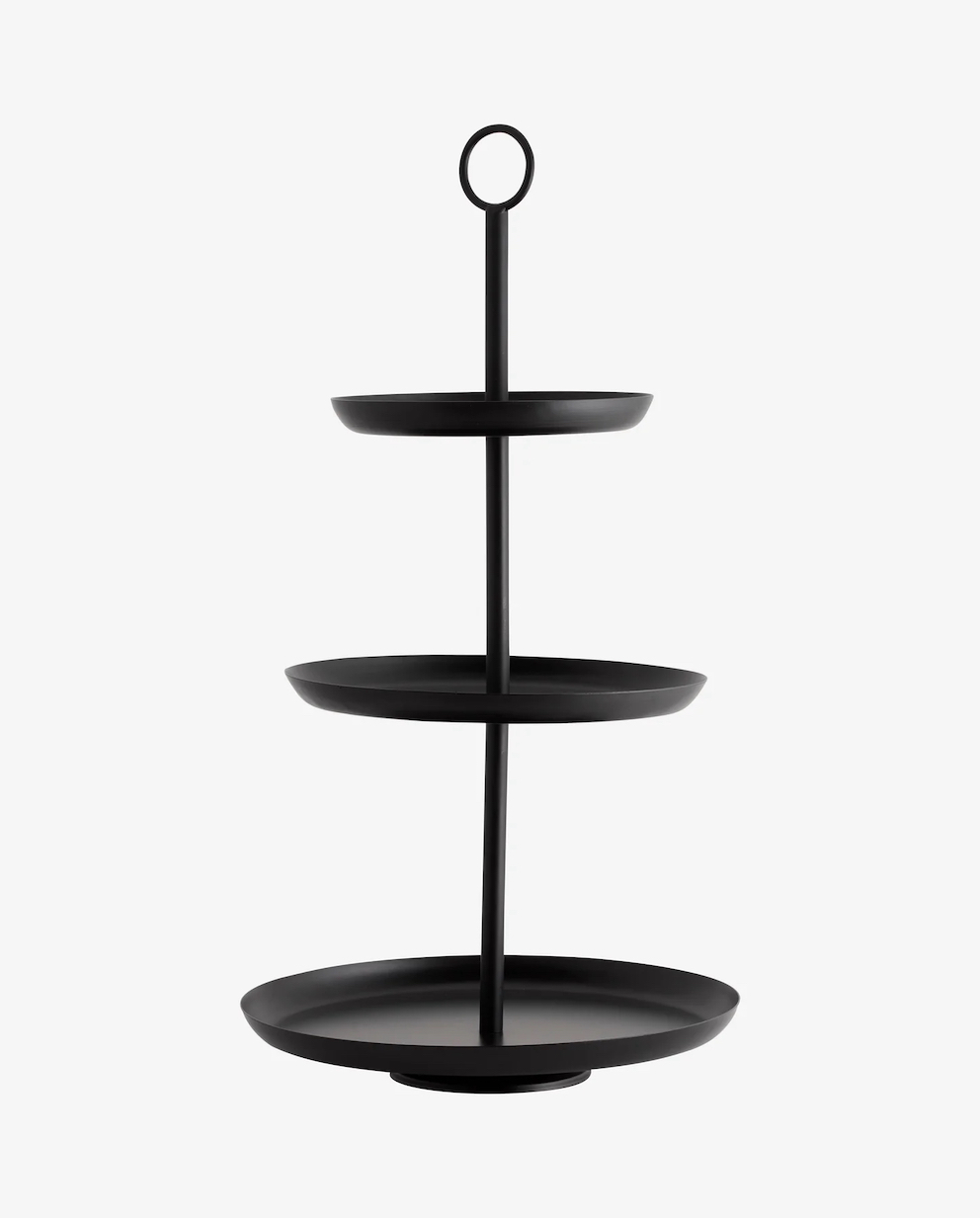 Våningsfat ASSAM ETAGERE i järn –Tre våningar Large Ø:34cm H:64cm - 5