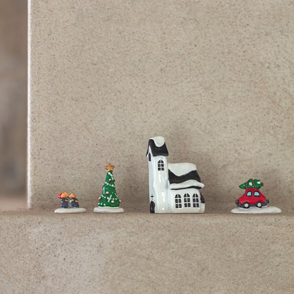 Mini Vinterby – KYRKA 8cm