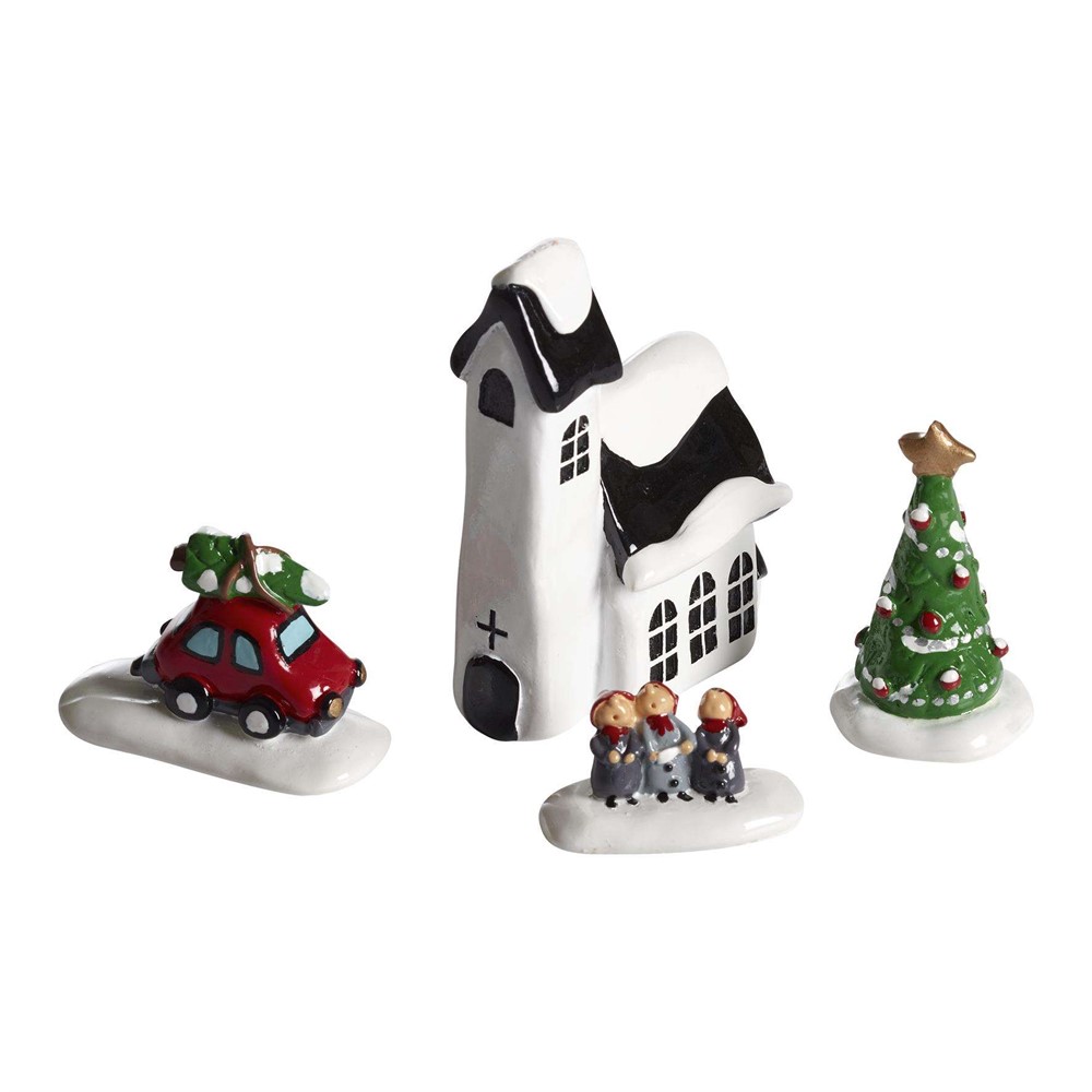 Mini Vinterby – KYRKA 8cm - 4