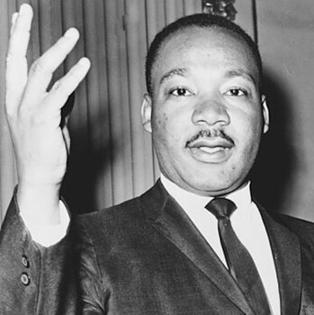 Glasunderlägg – Martin Luther King