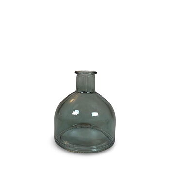 Glasvas PAVA – Petrol small 7,8x9cm