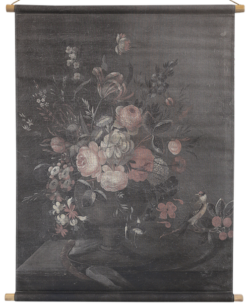 Poster / Tavla med blomstermotiv tryckt på kanvas 97x76cm - 5