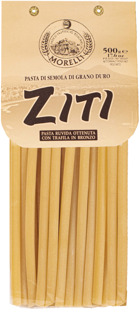Morelli PASTA ZITI – Typisk pasta från Neapel 500g
