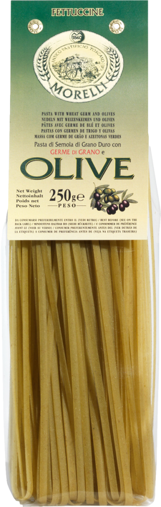 Morelli FETTUCCINI OLIVE – Fettuccini med gröna oliver 250g