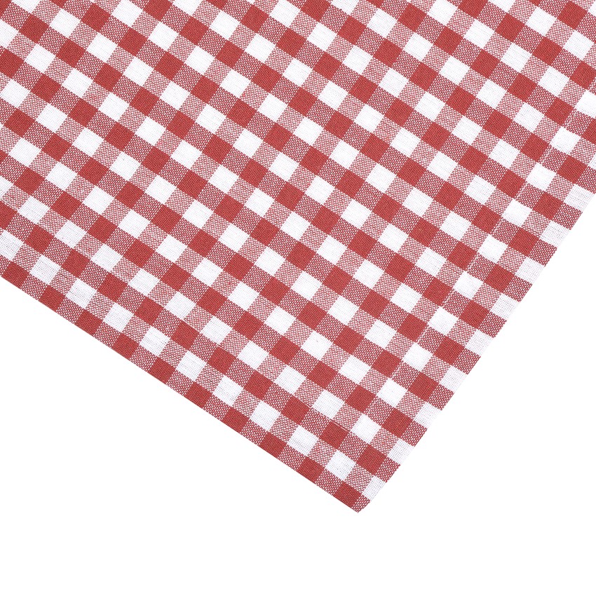 Tygservetter BELLA Recycled OEKO-TEX® – Mörkrosa/vit 45x45cm 2-pack - 3