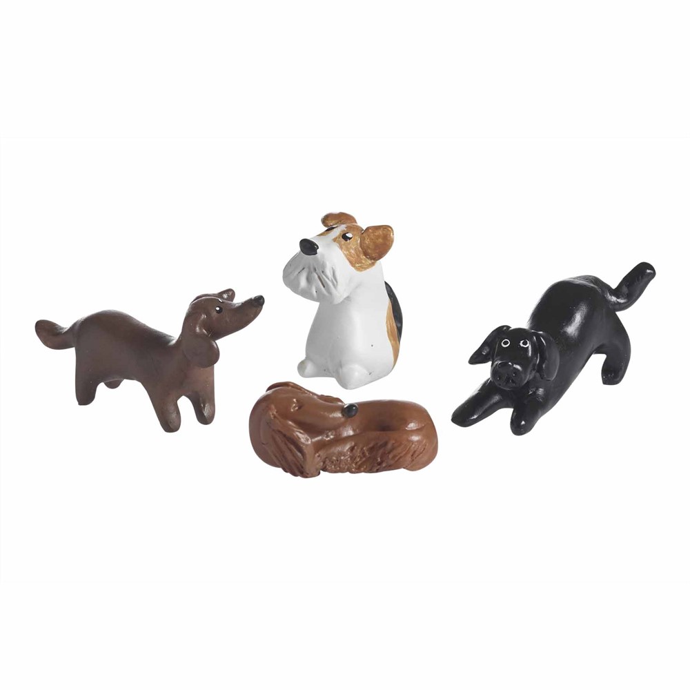 MINI Hundar – fyra olika H:1,5-2,9cm pris/st - 2
