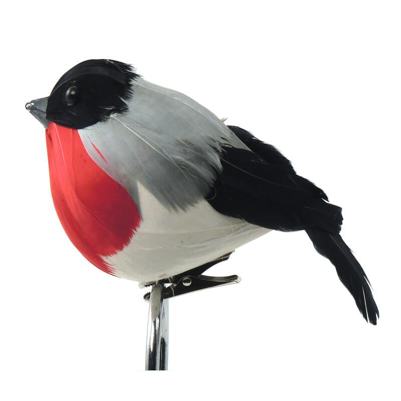 Clip Domherre "Fat Robin" – Stor 15cm