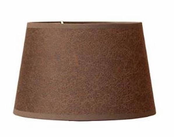 Lampskärm i skinnimitation – Tobacco 25x20x15cm