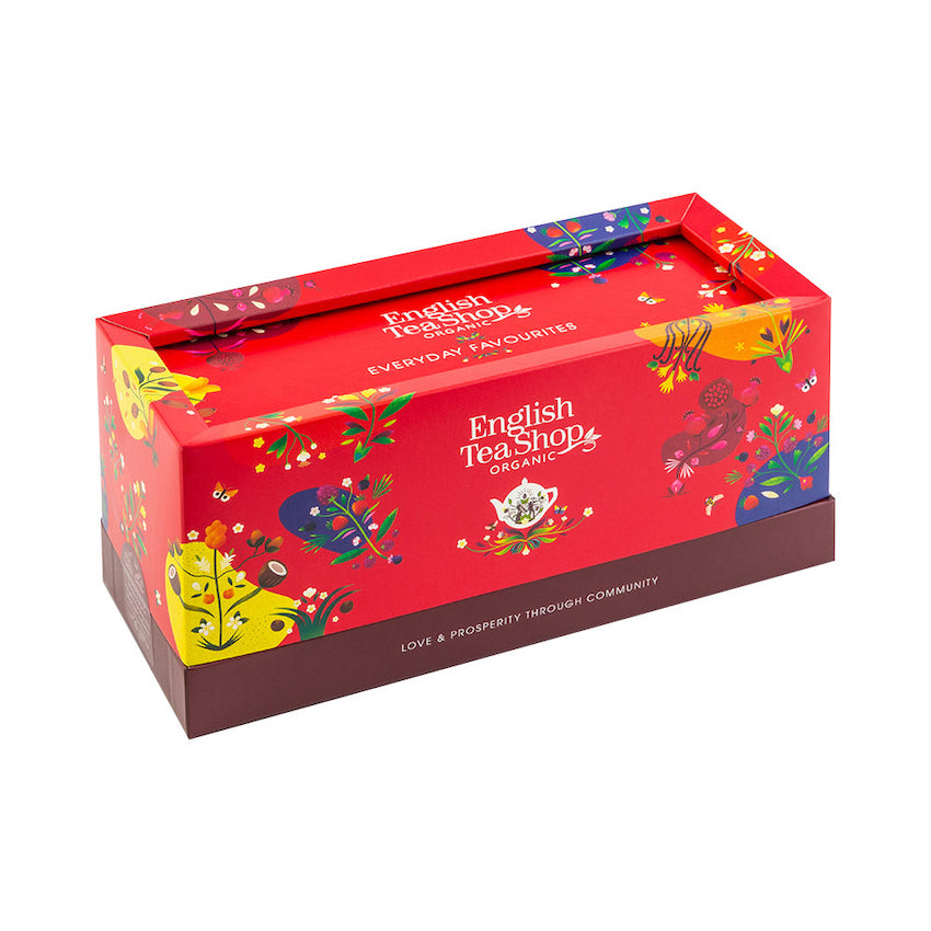 English Tea Shop – Everyday Favourites 40 påsar 5 smaker EKO i presentask 86g - 2