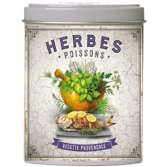 Fiskkrydda från Provence i fin plåtburk 40g