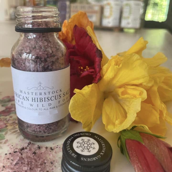 Cape African Hibiscus Salt – Hibiscussalt i glasburk 63g - 2