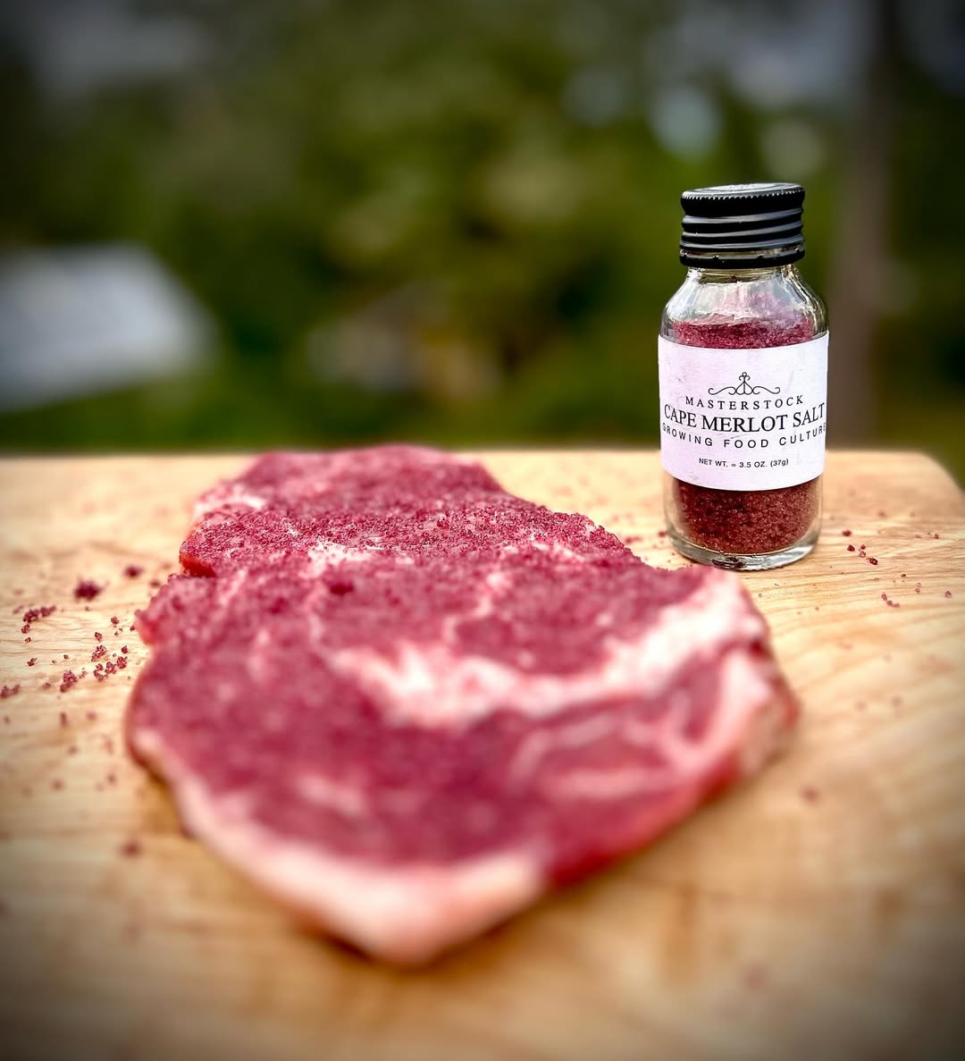 Cape Merlot Salt – Rödvinssalt i glasburk 63g - 2