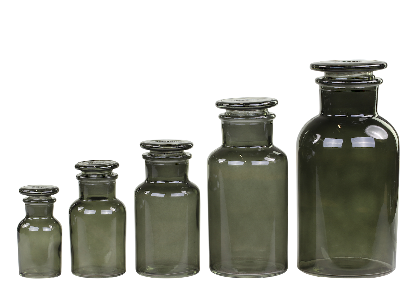 Apoteksflaska med lock – gröngrå S 125ml - 4