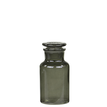 Apoteksflaska med lock – gröngrå M 250ml