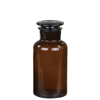 Apoteksflaska med lock – brun L 500ml