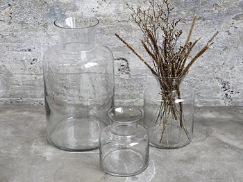 Glasvas / flaska H:26cm
