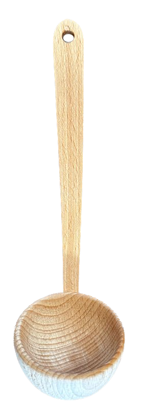 Sås- och soppslev i oljad bok 23cm - 3