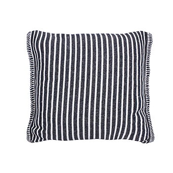 Kuddfodral KLARVIK Fair Trade – Svart/Offwhite 50x50cm