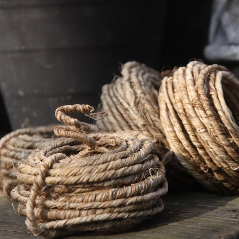 Trädgårdssnöre i jute med ståltråd 7 meter - 2