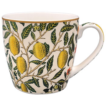 Stor frukostmugg i Morris' mönster Fruits i fin låda