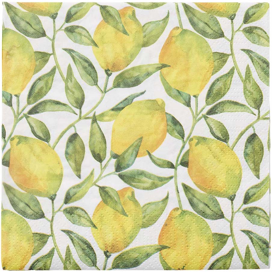Servetter Lunch Lemon Tree