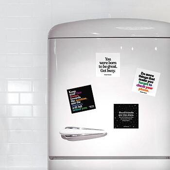 MAGNET Quotable – You were born to be great... 9x9cm