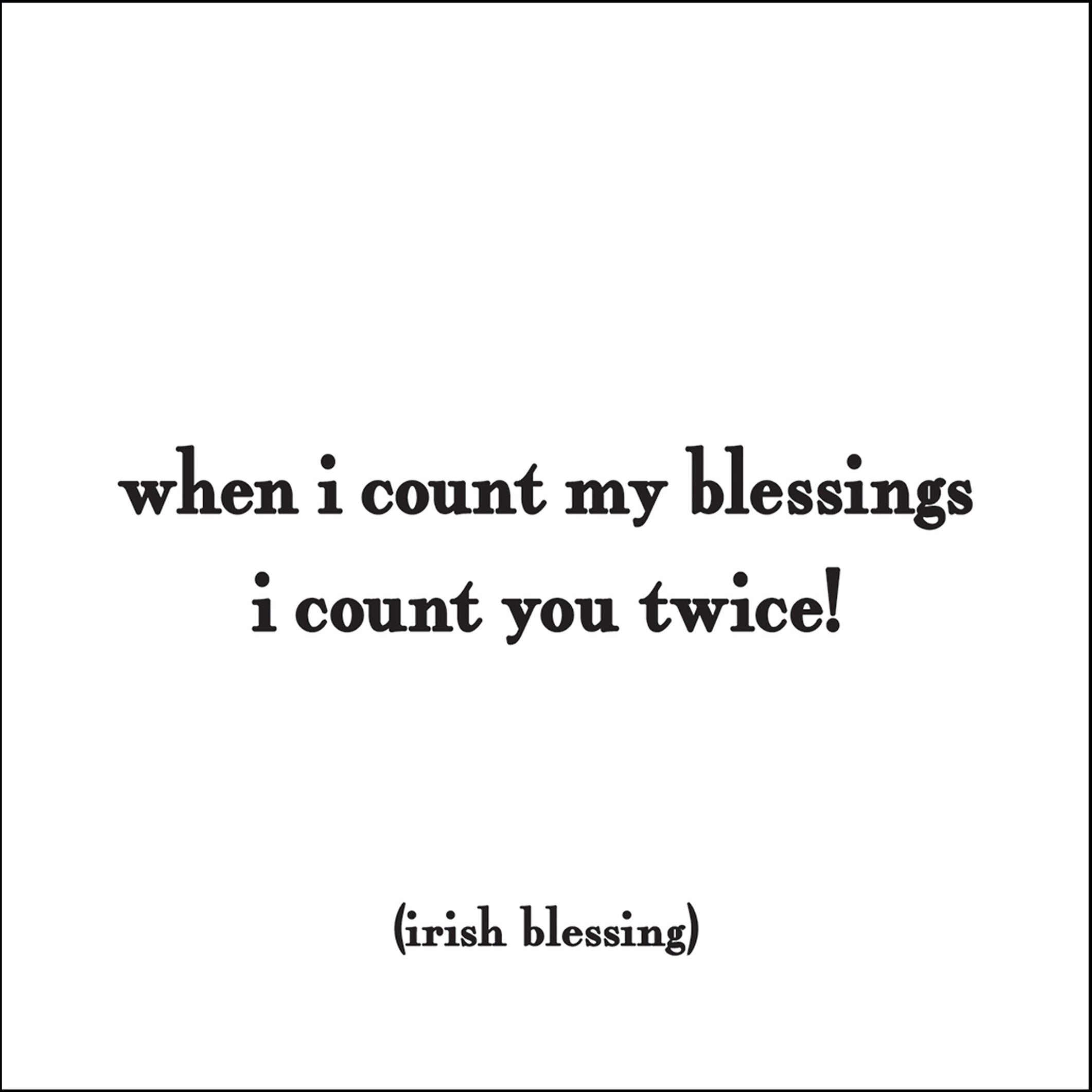 MAGNET Quotable – when i count my blessings... 9x9cm - 2