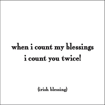 MAGNET Quotable – when i count my blessings... 9x9cm