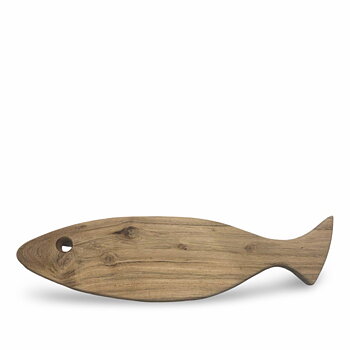 Skärbräda / Serveringsfat WOODY PISCA i naturlig Akacia 11x40cm