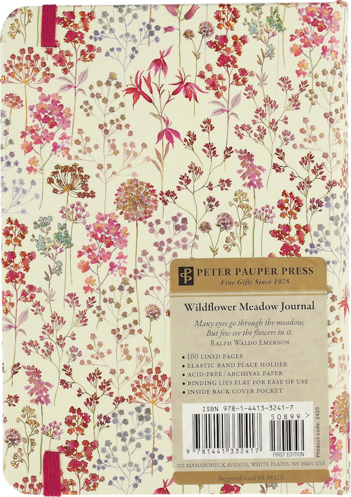 Anteckningsbok – Wildflower Meadow 18x12,5cm 160 sidor - 4