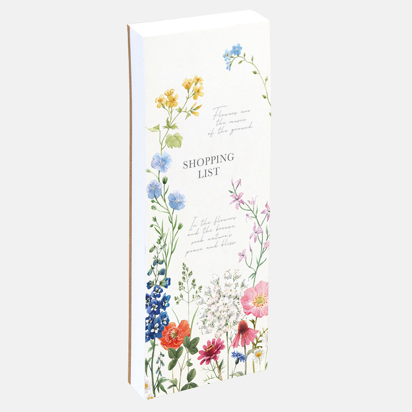 To Do / Inköpslista med magnet – Wild Harmony, 74 ark 23x9,5cm