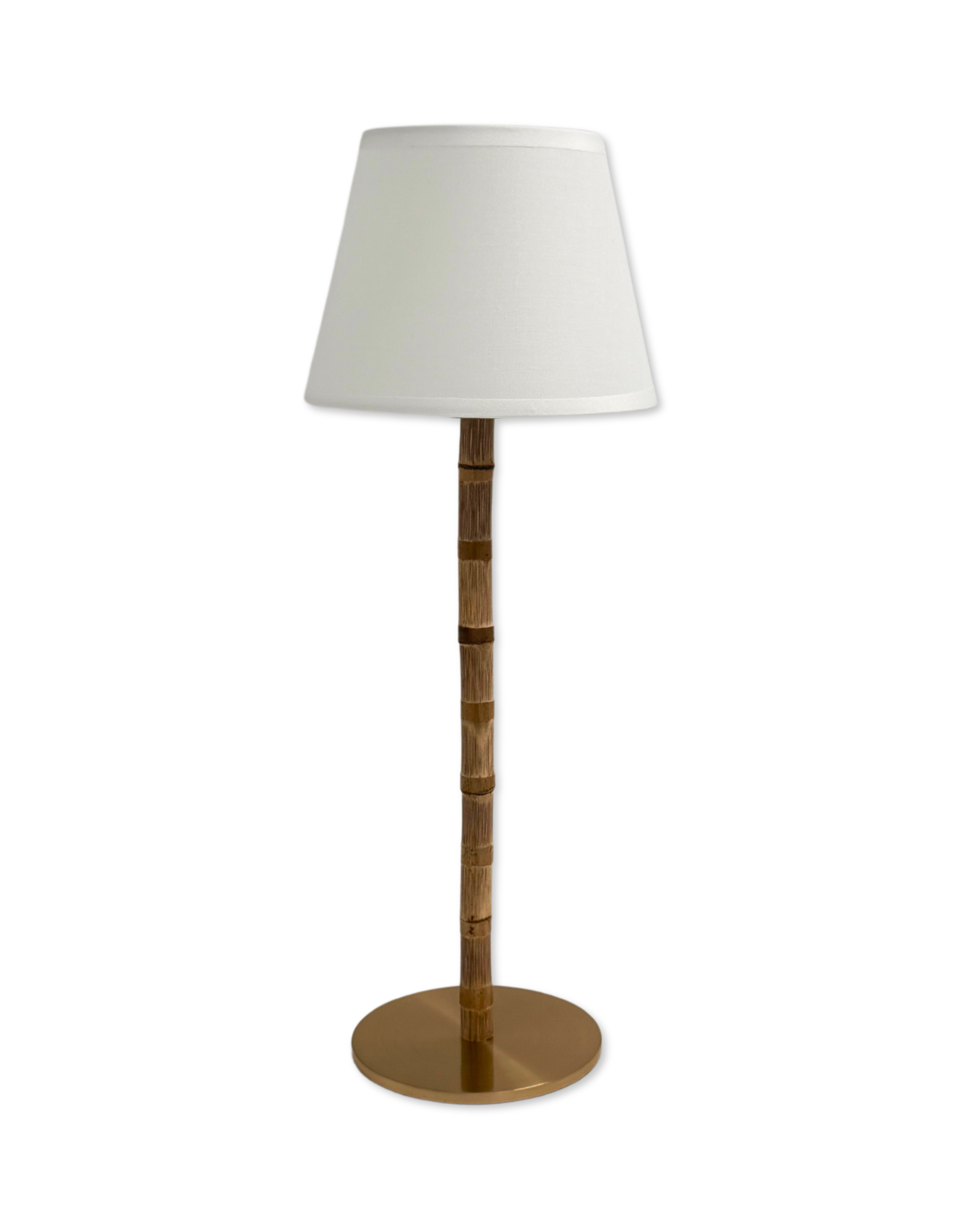 Portabel bordslampa Palm Beach bambu