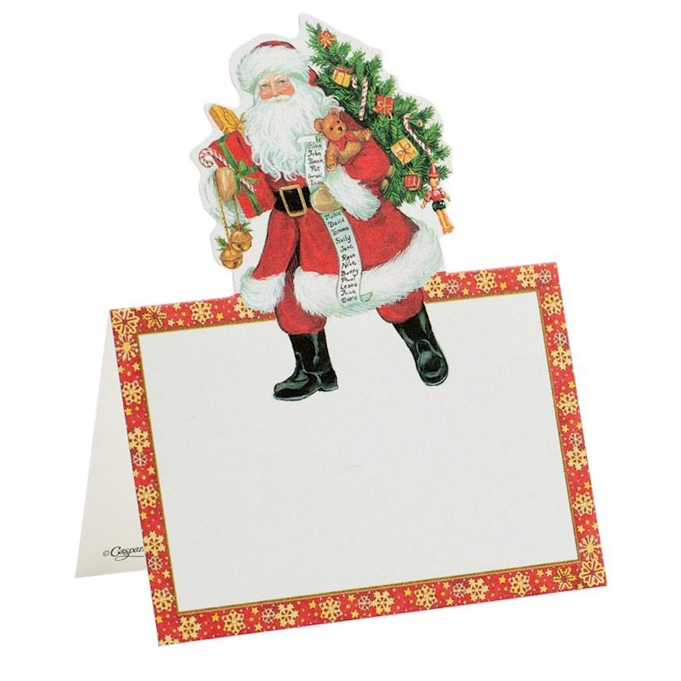 Placeringskort utstansad tomte – Lynn Haney Santa 8-pack - 2