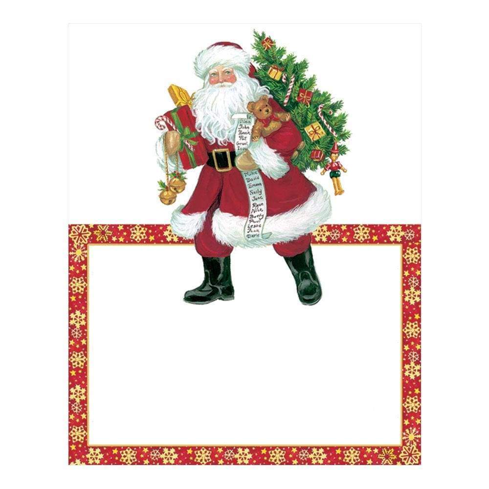 Placeringskort utstansad tomte – Lynn Haney Santa 8-pack