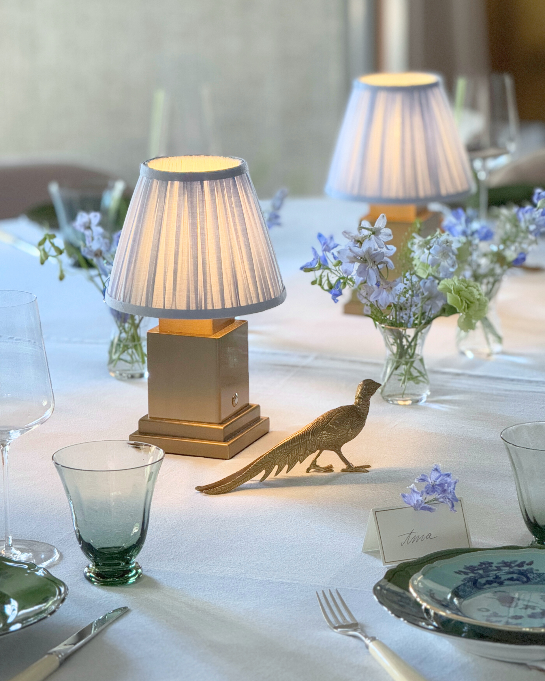 Lampskärm Firefly Blue stor - till portabla bordslampor - 3