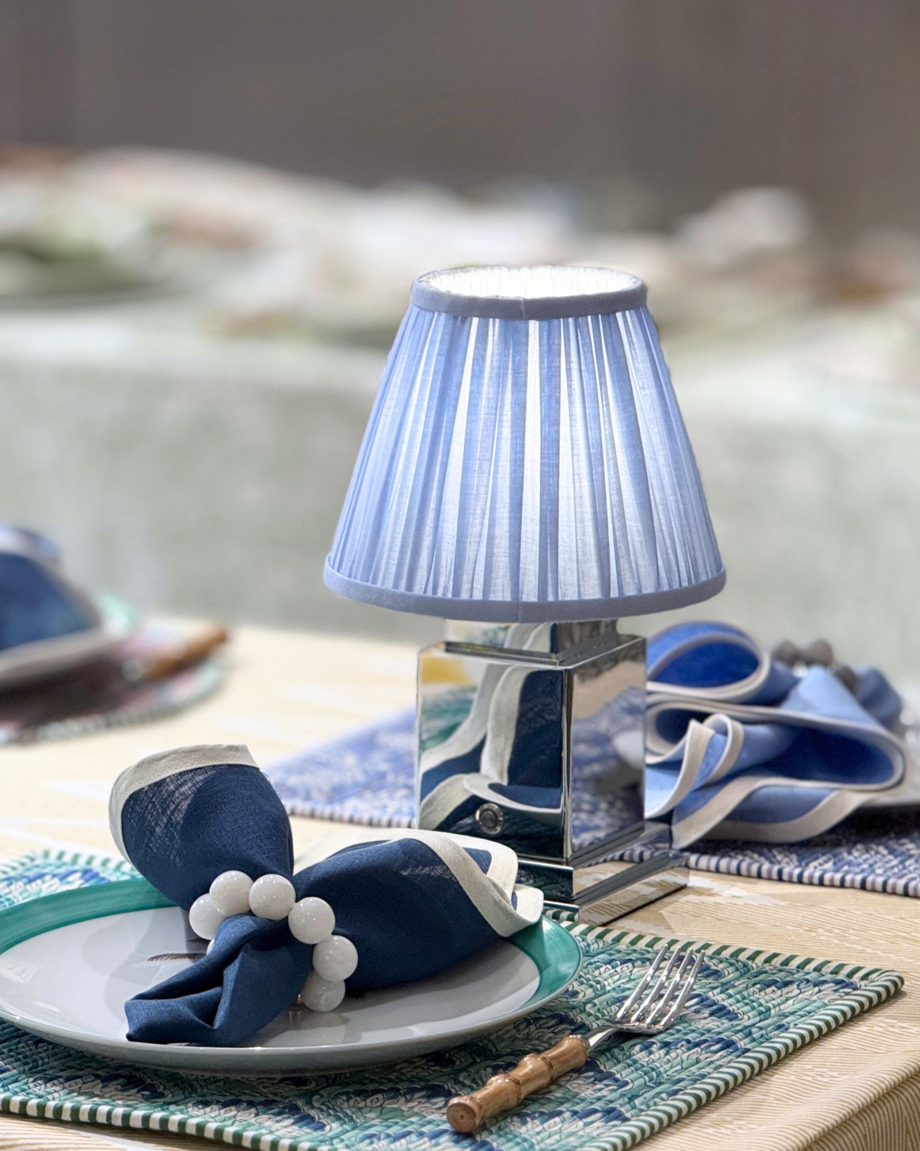 Lampskärm Firefly Blue stor - till portabla bordslampor - 2