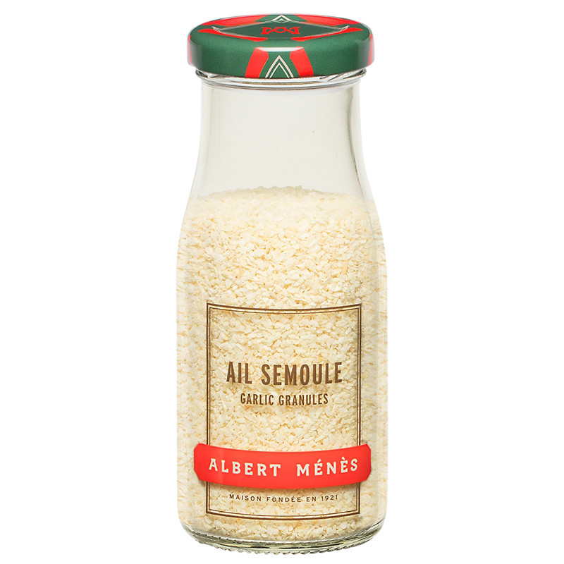 Albert Ménès kryddor i glasburk – Vitlök granulerad 80g