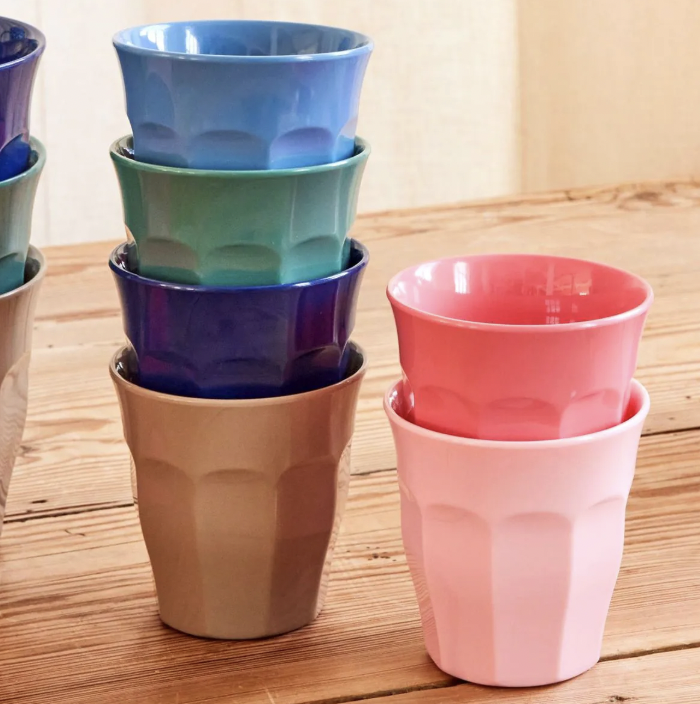 KOPPAR SET MED 6 ST MELAMINE A New York Minute Colors - 3