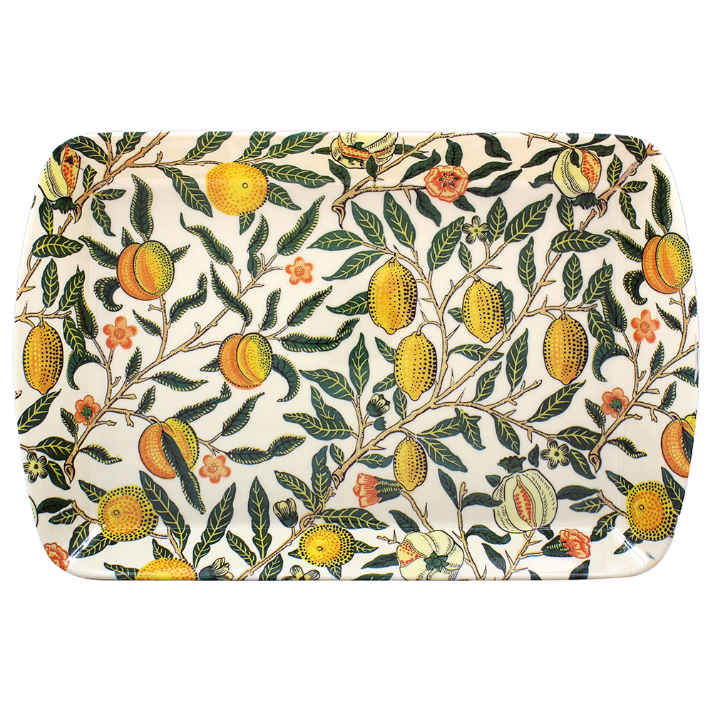 Bricka i Morris' mönster Fruits 21x14cm