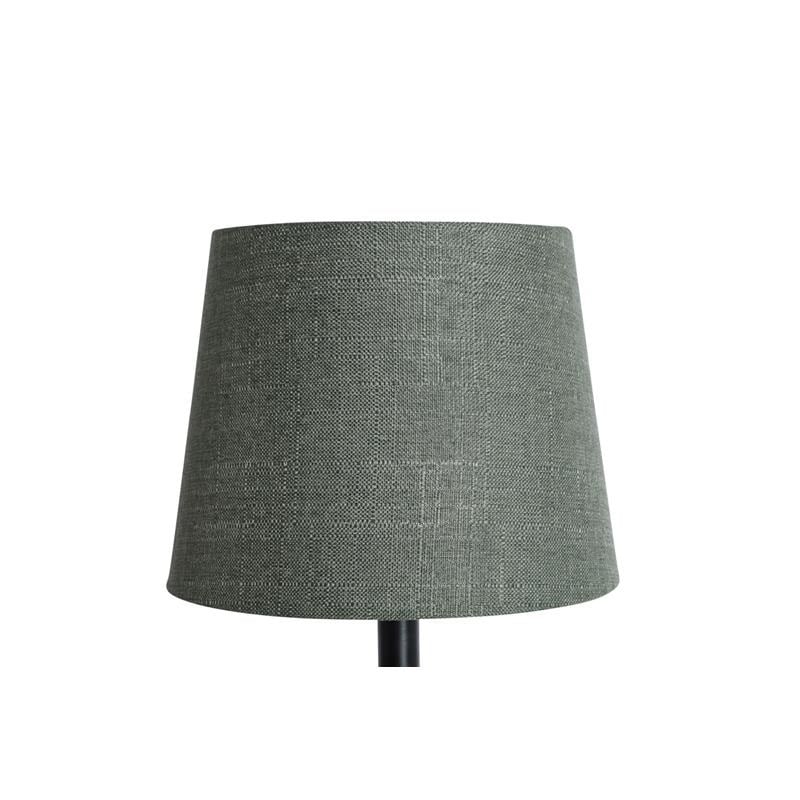Lampskärm Linnestruktur Mossgrön 18x23x18
