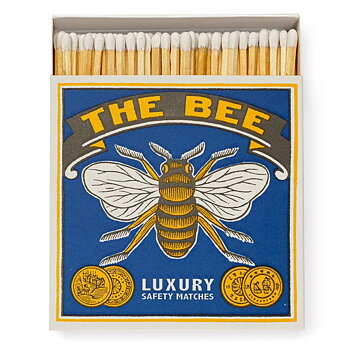 Tändstickor Archivist – THE BEE 11x11cm, 125 stickor