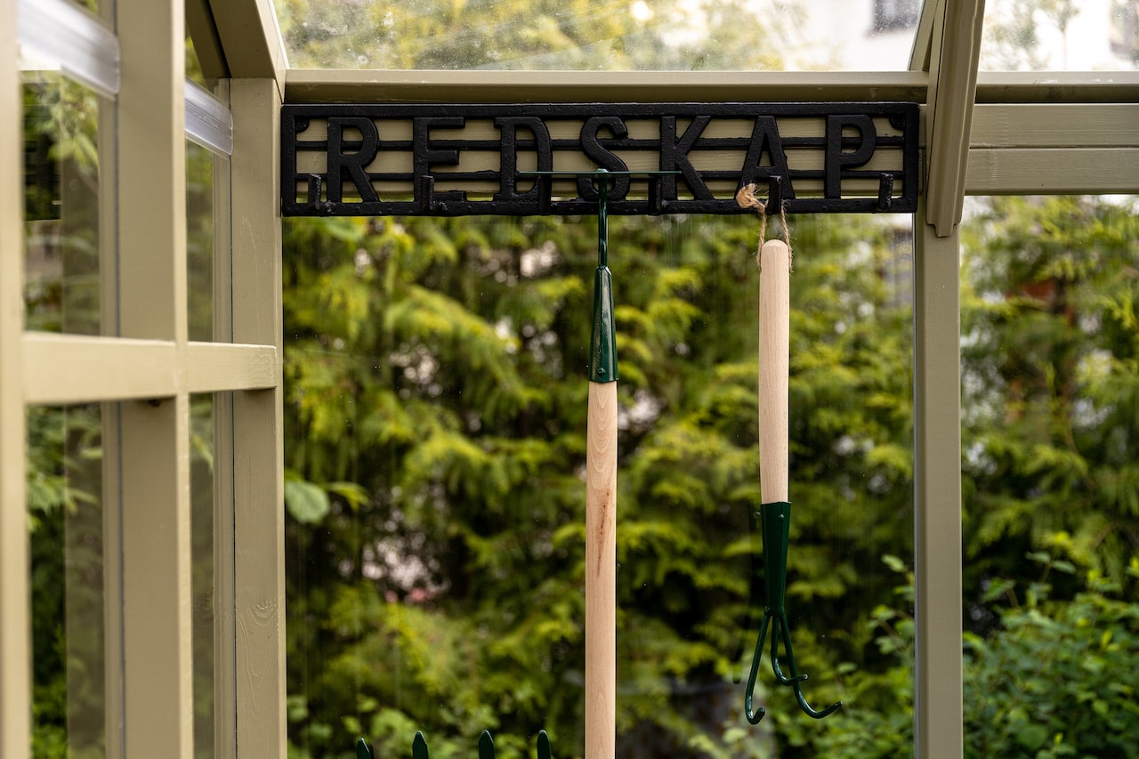 Kroklist i svart gjutjärn för redskap 60cm - 2