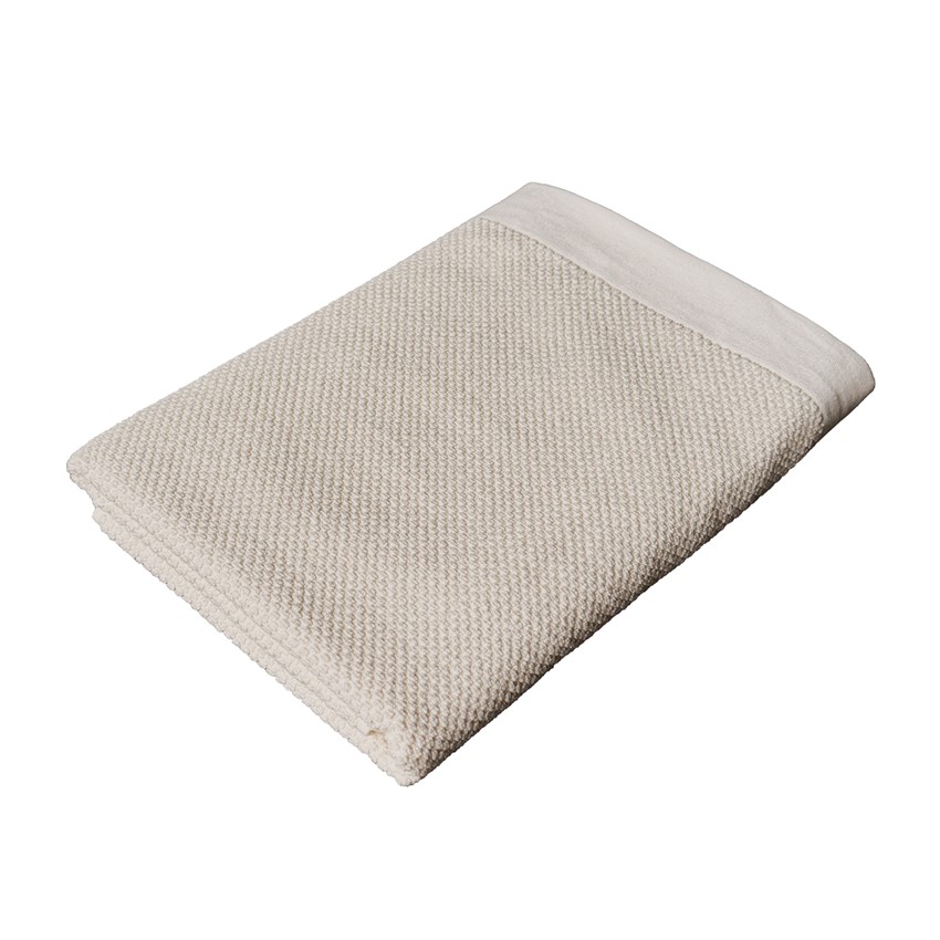 Liten frottéhandduk SALTÖ i 100% bomull – SAND 40x60cm