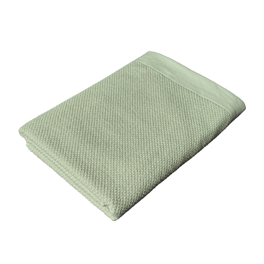 Liten frottéhandduk SALTÖ i 100% bomull – GRÖN 40x60cm