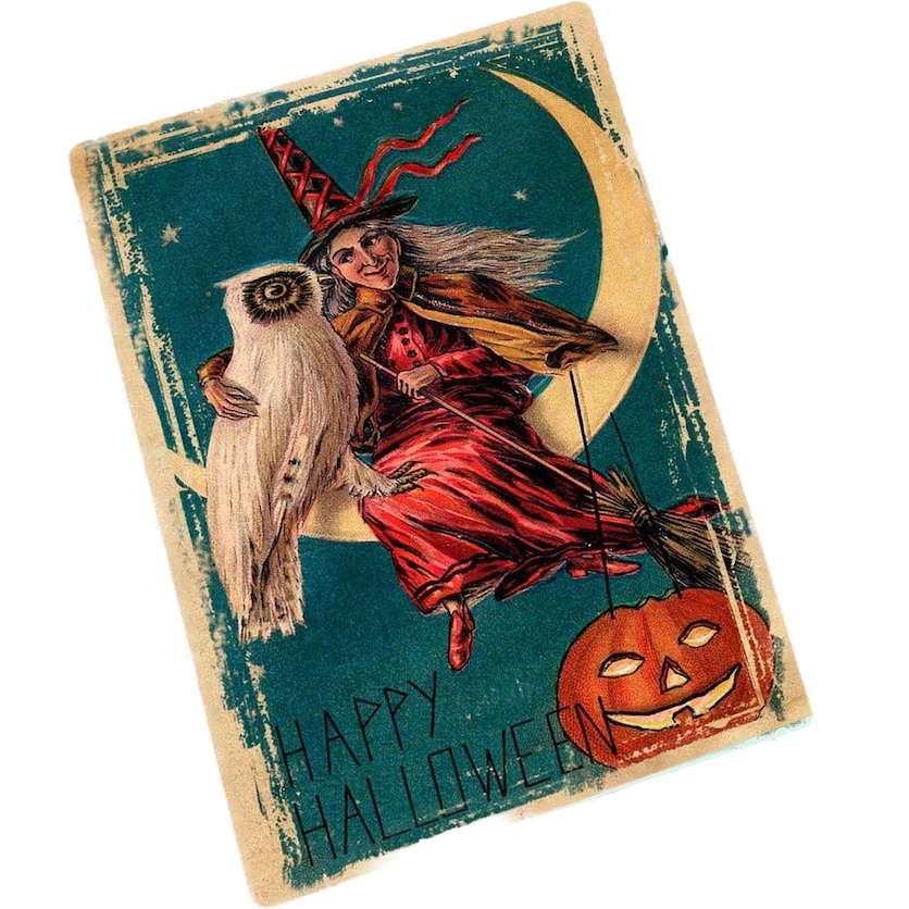 Metallskylt i vintagestil – Happy Halloween 20x25cm - 2