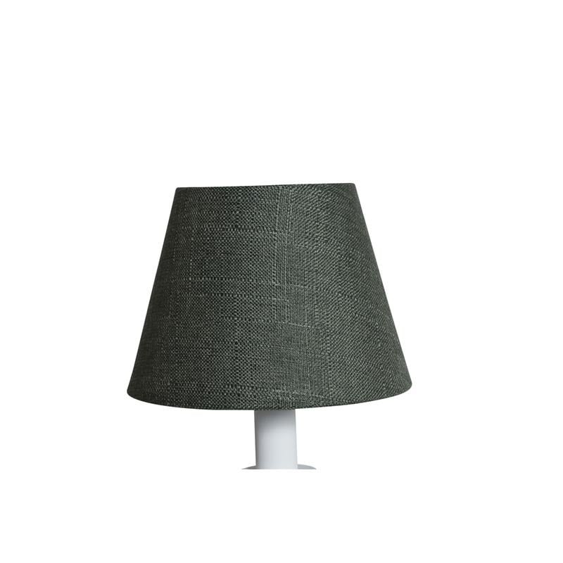 Lampskärm Linnestruktur MOSSGRÖN 10x16x12
