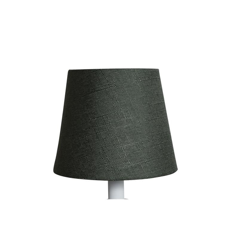 Lampskärm Linnestruktur MOSSGRÖN 13x18x15